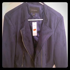 Suede Banana Republic jacket.